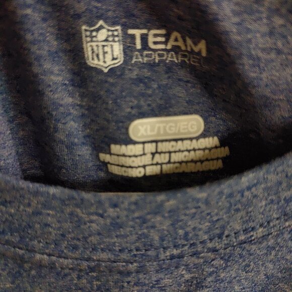 Los Angeles Rams Men's XL Short Sleeve Shirt Blue Logo Front NEVER WORN NFL - Picture 3 of 7